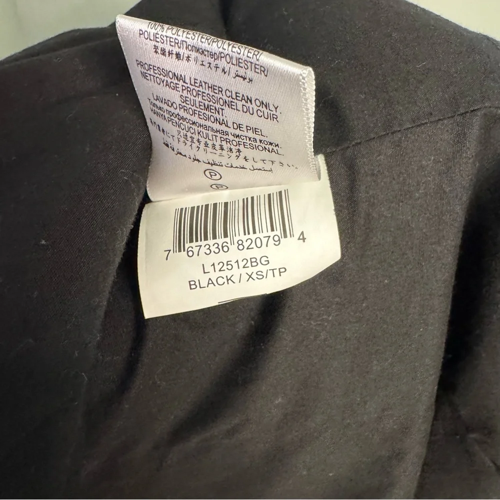 BCBGeneration Black Leather Jacket - Picture 12 of 13